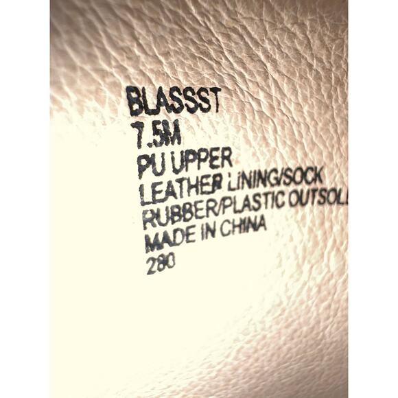 Steve Madden Blassst Tan Slingback Peep Toe Platform Wedge Heels Womens Size 7.5 - Picture 4 of 7